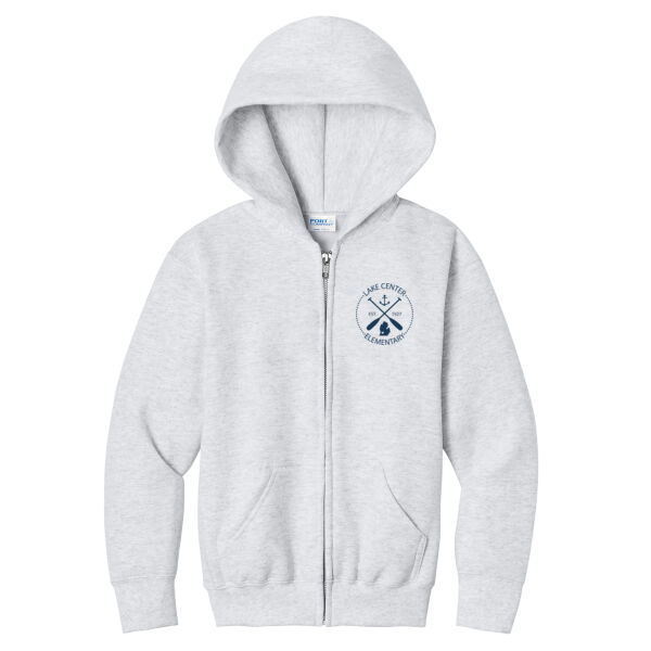 Youth Core Fleece Full-Zip Hooded Sweatshirt Thumbnail