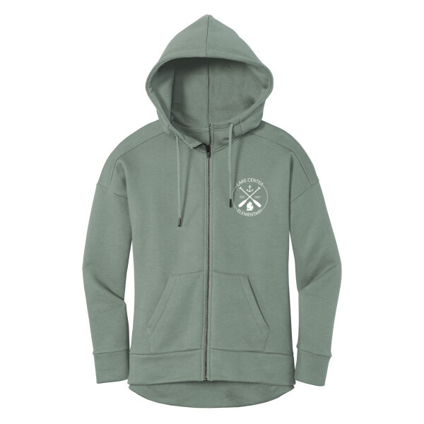 Women's Perfect Weight® Fleece Drop Shoulder Full Zip Hoodie Thumbnail