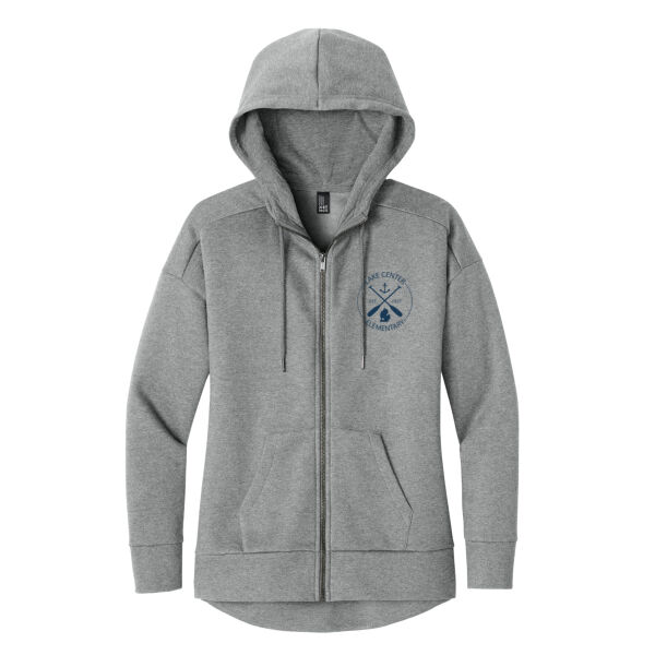 Women's Perfect Weight® Fleece Drop Shoulder Full Zip Hoodie Thumbnail